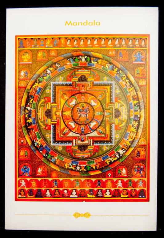 Carte Postale Hevajra Mandala Bouddhiste du Népal