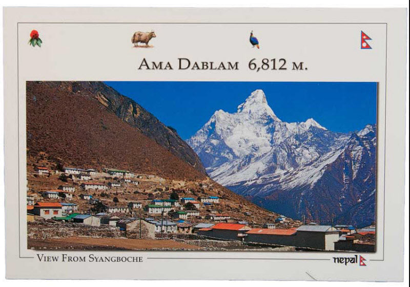 Carte Postale Ama Dablam 6812 m – Montagne de l’Himalaya du Népal