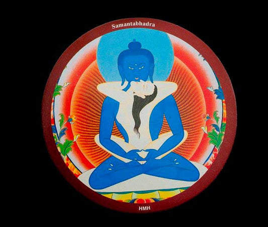 Sticker Intérieur Samantabhadra – Symbole Du Bouddhisme Tibétain