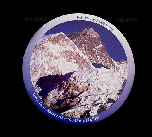 Sticker Intérieur Mont Everest – Sommet Népal Tibet 8850 m