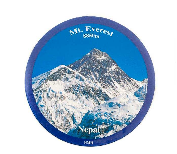 Sticker Intérieur Mont Everest – Sommet Népal Tibet 8850 m
