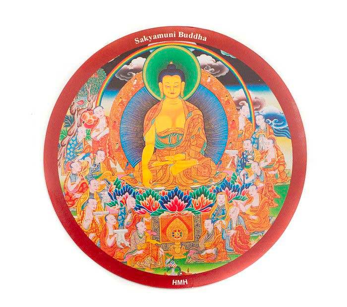 Sticker Intérieur Sakyamuni Bouddha – Symbole Du Bouddhisme Tibétain