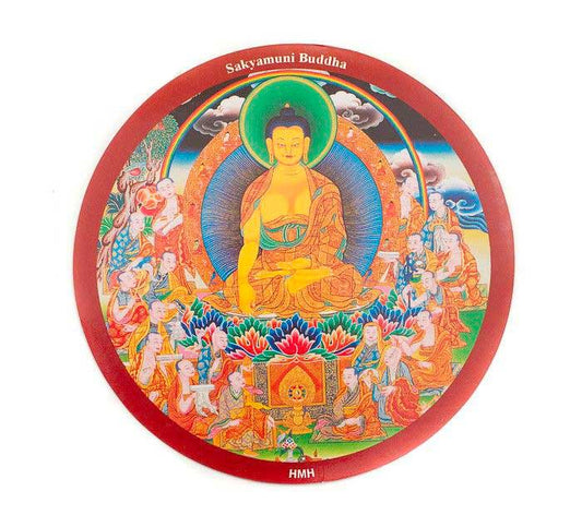 Sticker Intérieur Sakyamuni Bouddha – Symbole Du Bouddhisme Tibétain