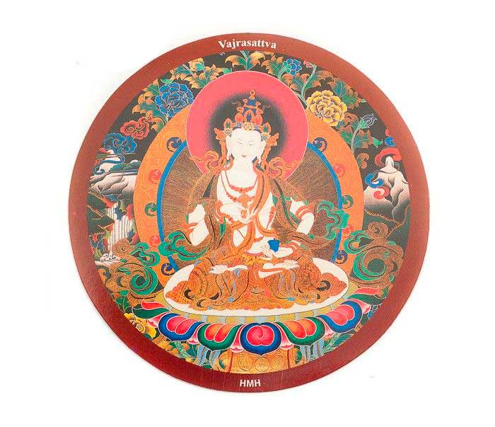 Sticker Intérieur Vajrasattva – Symbole Du Bouddhisme Tibétain