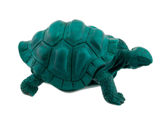 Boîte À Bijoux Tortue En Résine Turquoise – Artisanat Népalais