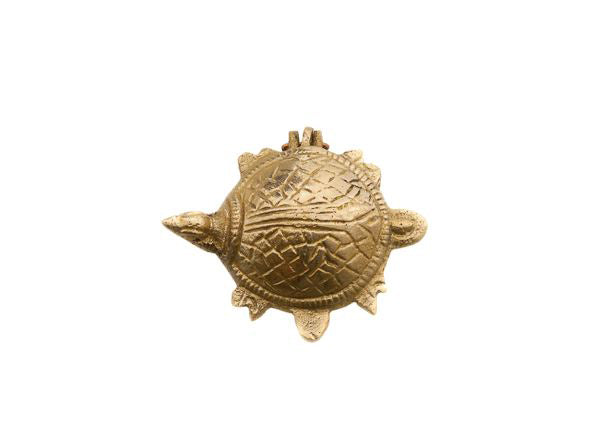 Petite Boîte Décorative Tortue En Laiton – Artisanat De L’Inde