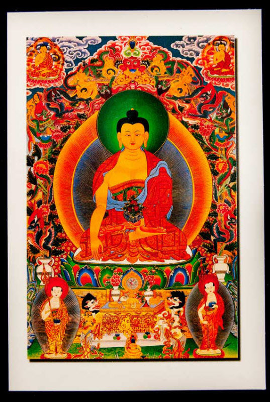 Carte Postale Shakyamuni Bouddha Bouddhiste du Népal