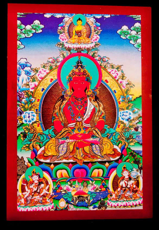 Carte Postale Bouddha Amitayus Bouddhiste du Népal