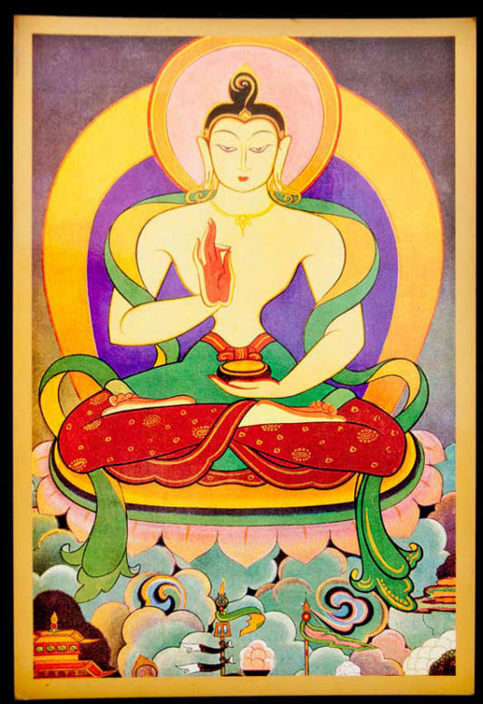Carte Postale Bouddha Médecine Bouddhiste du Népal