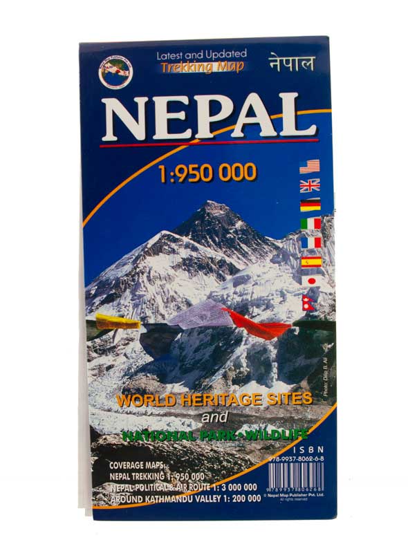 Carte Des Trekkings Au Népal – Sites Historiques Et Parcs Naturels
