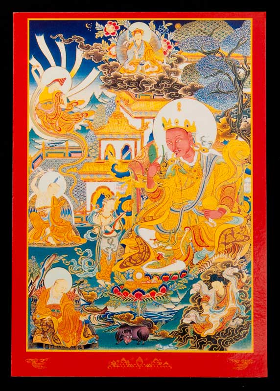 Carte Postale Guru Pema Gyalpo – Art Bouddhiste Du Népal