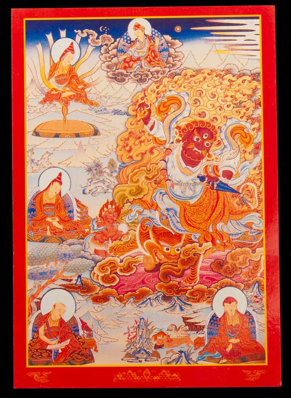 Carte Postale Guru Dorje Drolö – Symbole De Transformation Spirituelle Du Népal