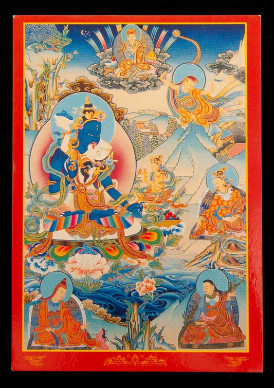 Carte Postale Gourou Rinpoché – Figure Spirituelle Du Bouddhisme Tibétain