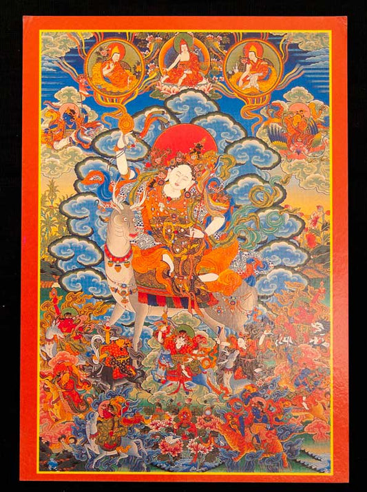Carte Postale Yogini Bouddhiste – Symbole Spirituel Du Népal