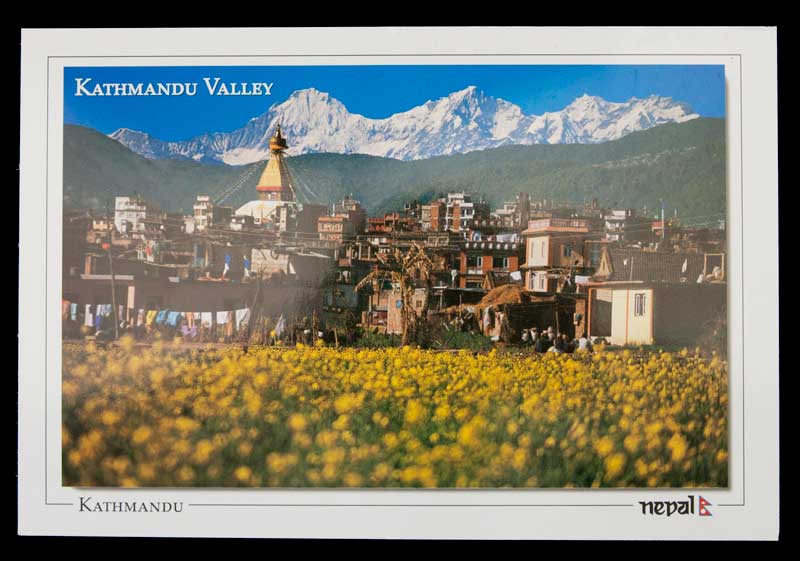 Carte Postale Vallée de Katmandou – Paysages de l’Himalaya du Népal