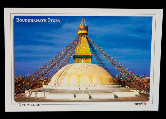 Carte Postale Stupa De Boudhanath – Symbole Sacré Du Népal