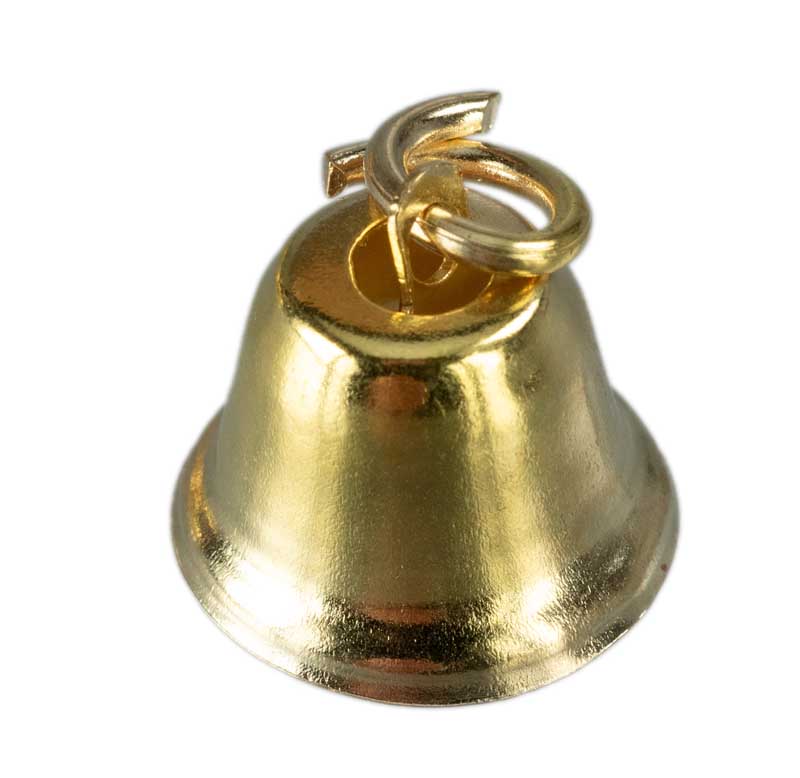Lot de 10 ou 20 Mini Grelots Dorés en Métal Ø 16 mm – Accessoires Créatifs Indiens