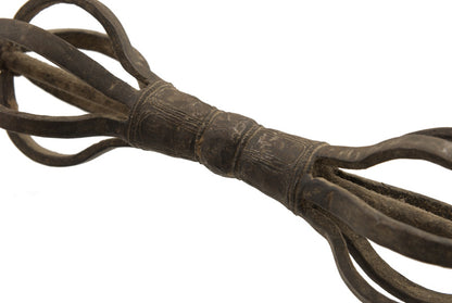 Ancien Dorje Vajra En Fer – Grand Modèle – Objet Rituel Bouddhiste Tibétain