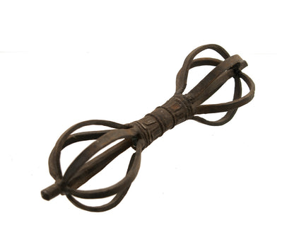 Ancien Dorje Vajra Tibétain En Fer – Grand Modèle – Objet Rituel Bouddhiste Vajrayana – Népal