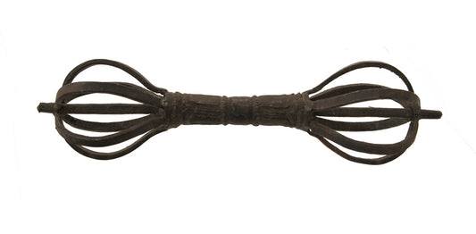 Ancien Dorje Vajra En Fer – Grand Modèle – Objet Rituel Bouddhiste Tibétain