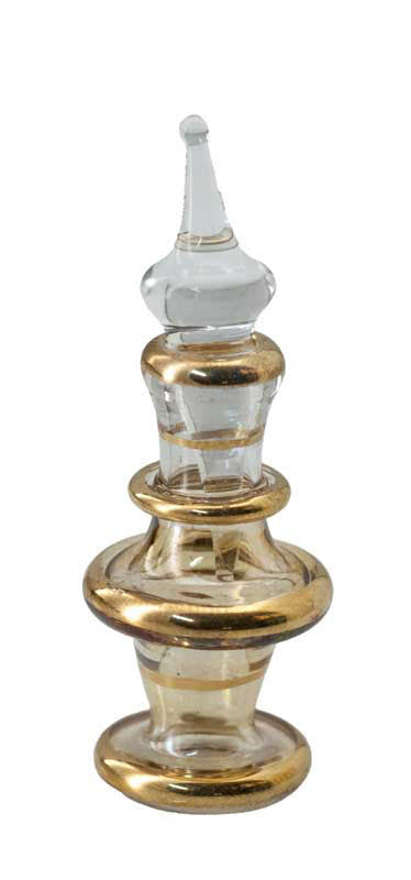 Flacon à Parfum en Verre Soufflé – Artisanat Égyptien