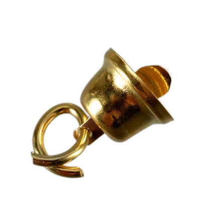 Lot de 10 ou 20 Mini Grelots Dorés en Métal Ø12mm – Accessoires Créatifs Indiens