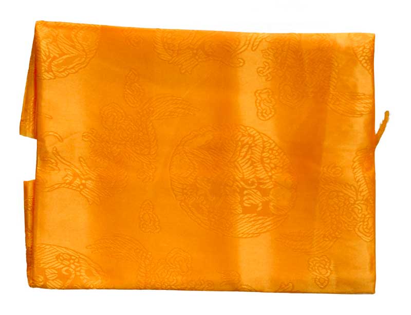 Khata Khatag KATA écharpe de félicité jaune – écharpe rituelle tibétaine en soie