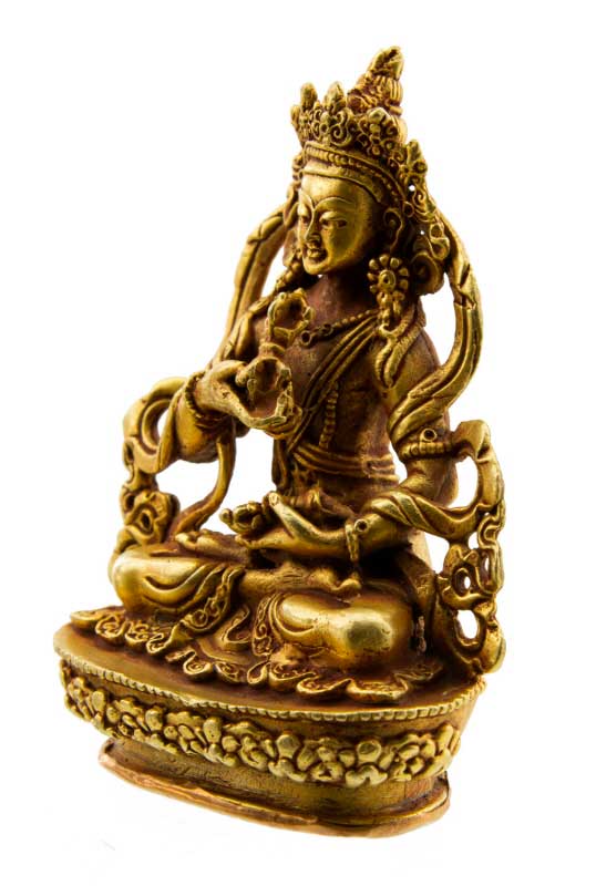 Statue de Bouddha Vajrasattva Dorje Sempa en bronze – Bodhisattva de la purification spirituelle
