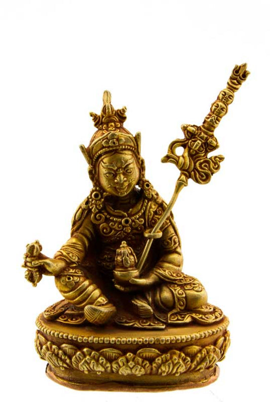 Statue de Guru Rinpoche Padmasambhava en bronze – Maître spirituel du bouddhisme tibétain