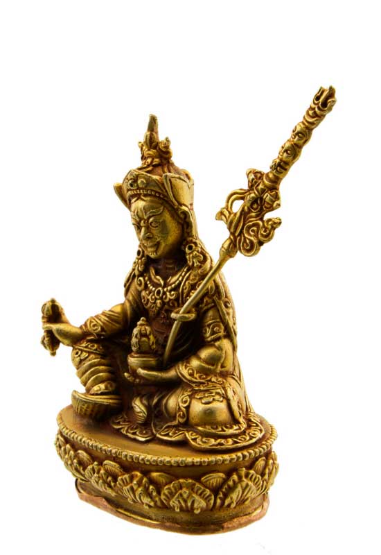 Statue de Guru Rinpoche Padmasambhava en bronze – Maître spirituel du bouddhisme tibétain