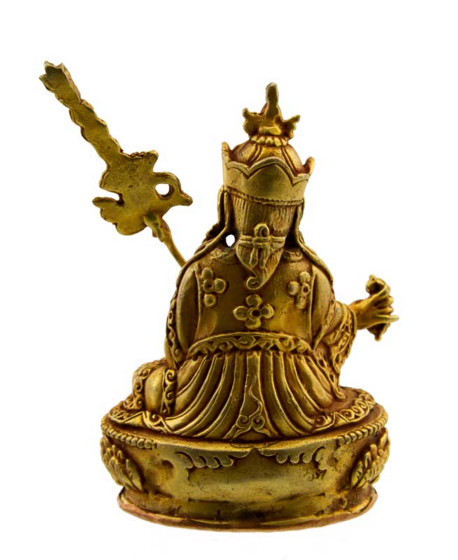 Statue de Guru Rinpoche Padmasambhava en bronze – Maître spirituel du bouddhisme tibétain