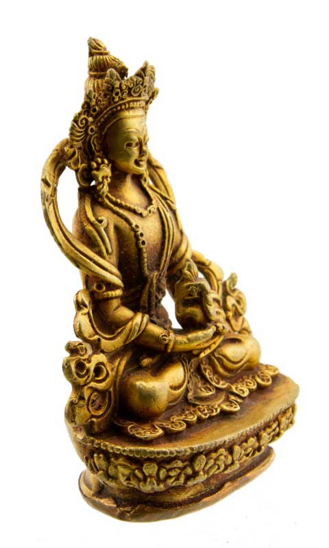 Statue de Bouddha Amitayus Amitabha en bronze – Figure sacrée du bouddhisme tibétain