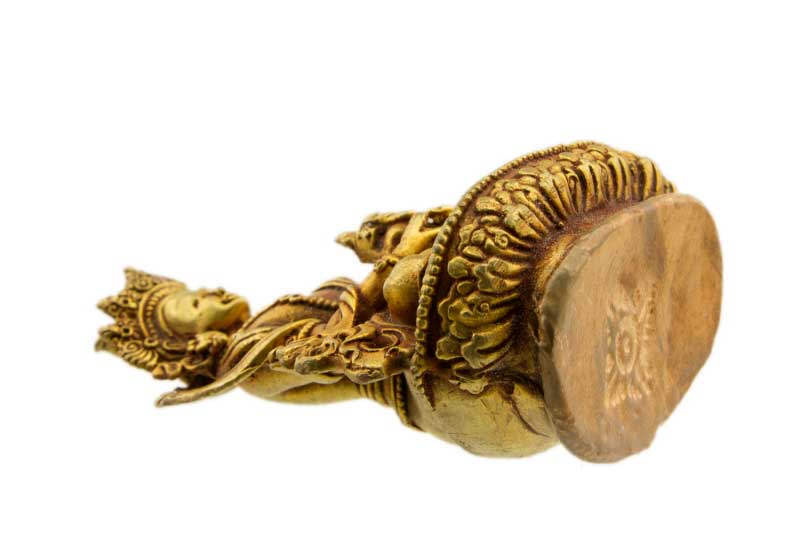Statue de Bouddha Amitayus Amitabha en bronze – Figure sacrée du bouddhisme tibétain