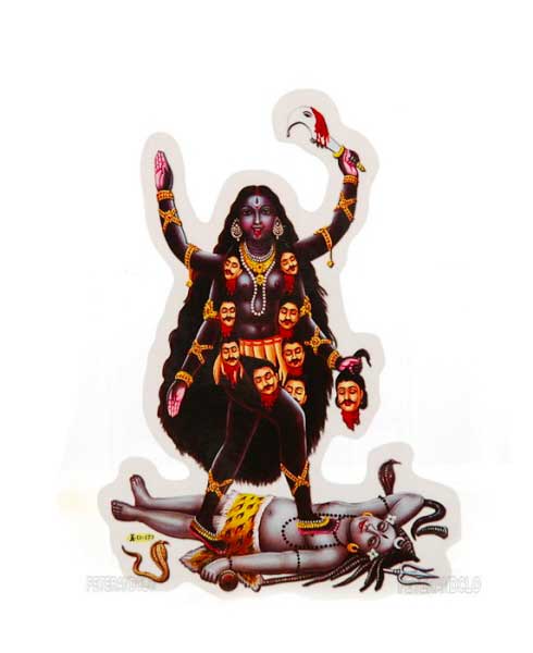 Autocollant Sticker Hindou – Shiva Et Kali