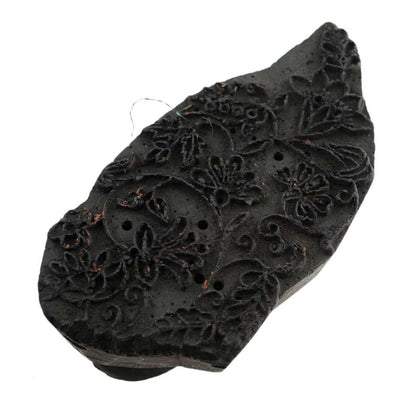 Ancien Grand Tampon Indien En Bois Bunta – Batik Et Textile