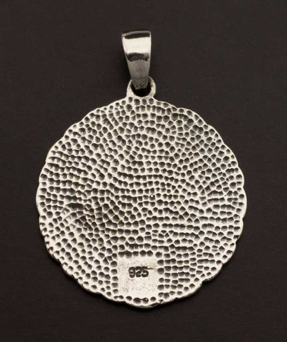 Pendentif Nordique Rune Othala Odin Pentacle Viking en Argent 925
