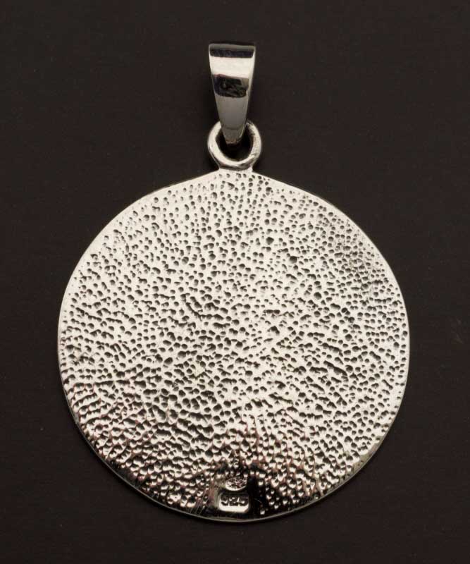 Pendentif Viking Vegvísir en Argent Massif 925