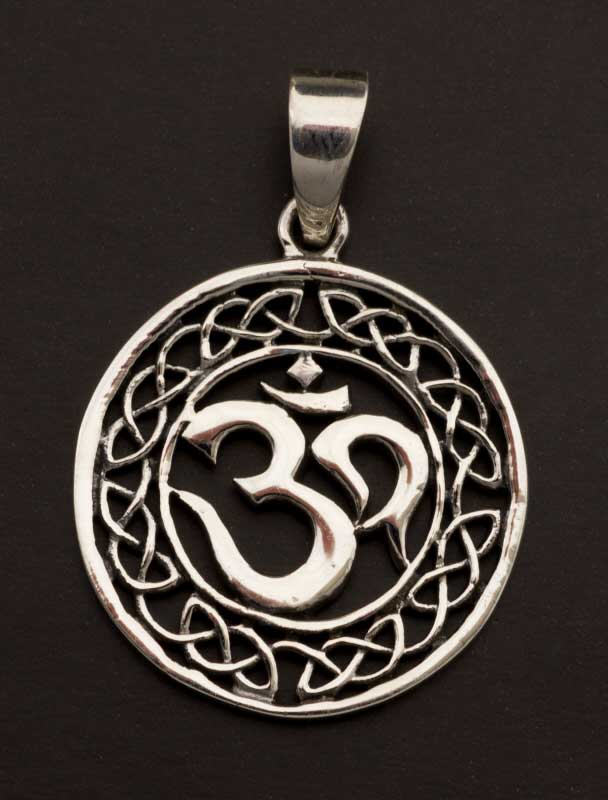 Pendentif Symbole Om Hindou Unisexe en Argent 925