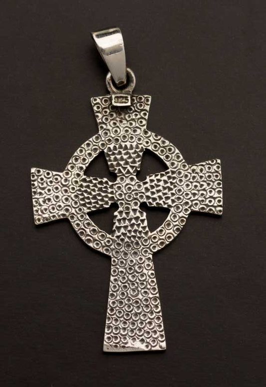 Pendentif croix celtique en argent – bijou celte traditionnel breton