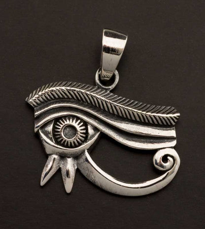 Pendentif Œil d’Horus en argent 925 – Éveil de l’intuition et symbolisme ancien