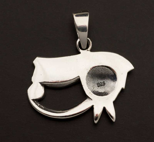 Pendentif Œil d’Horus en argent 925 – Éveil de l’intuition et symbolisme ancien