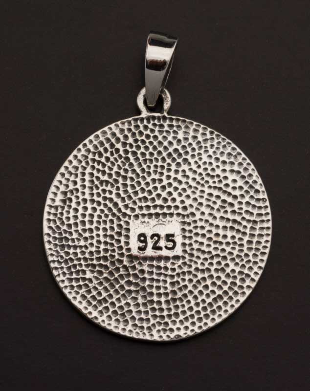 Pendentif de Lucifer pentacle inversé en argent massif 925 – Bijou ésotérique artisanal