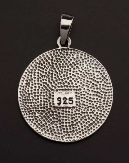 Pendentif de Lucifer pentacle inversé en argent massif 925 – Bijou ésotérique artisanal