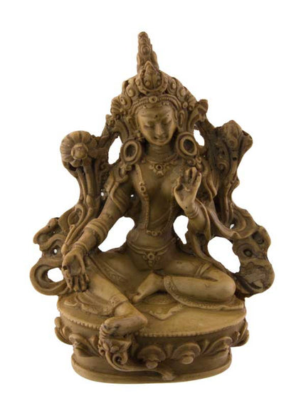 Statue Bouddhiste Tara En Résine – Symbole De Sagesse Et De Compassion Du Népal
