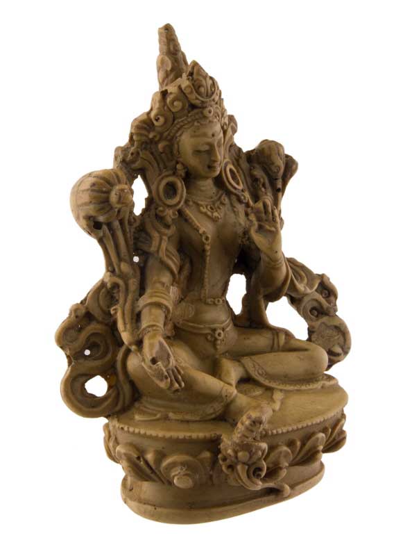 Statue Bouddhiste Tara En Résine – Symbole De Sagesse Et De Compassion Du Népal