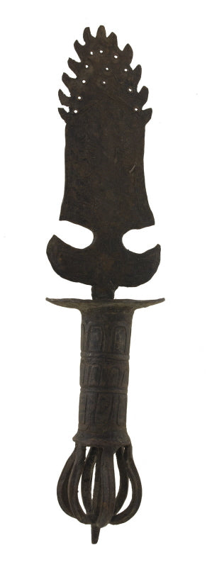 Khadga – Épée de Manjushri en Fer, Objet Rituel du Bouddhisme Tibétain