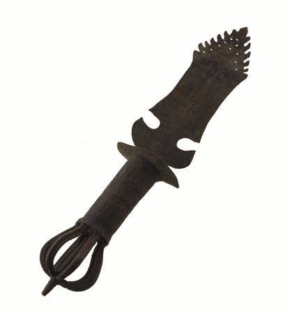 Ancien Khadga Tibétain en Fer 55 cm – Épée Rituelle de Manjushri
