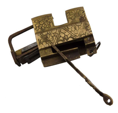 Cadenas Décoratif D'Inspiration Tibétaine En Laiton Antique – Artisanat Du Népal