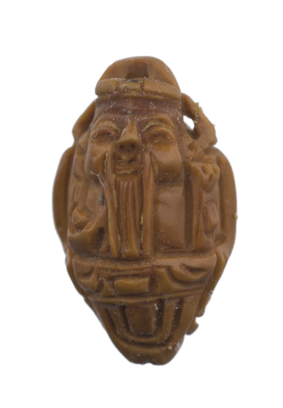 Noyau d’Olive Sculpté Confucius – Sculpture Chinoise Rare