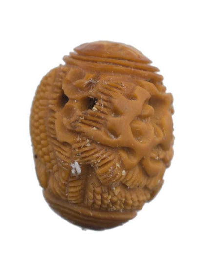 Noyau d’Olive Sculpté Dragon Chinois – Sculpture Miniature Rare